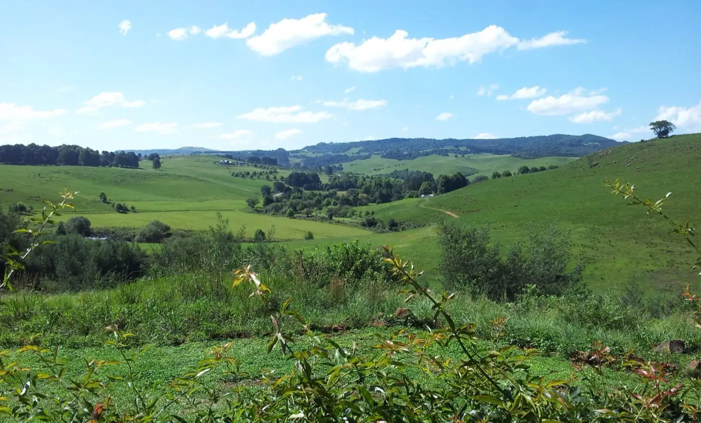 KZN Midlands hills and countryside near Howick